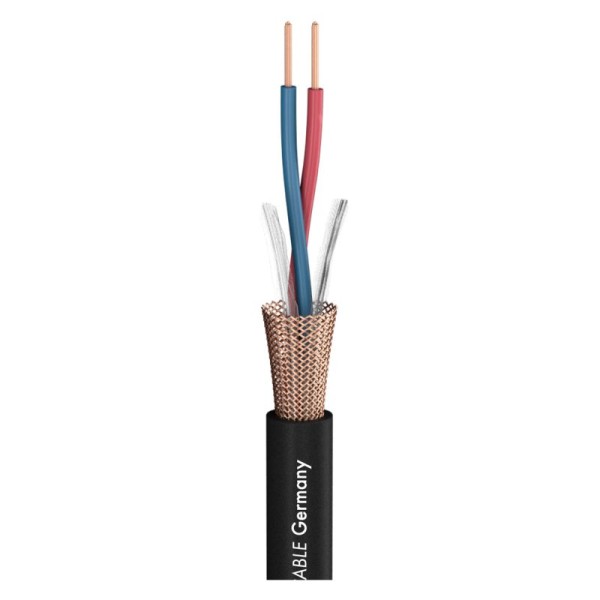31640 Sommer Cable Club Series MkIIl 2x0,34mm² schwarz