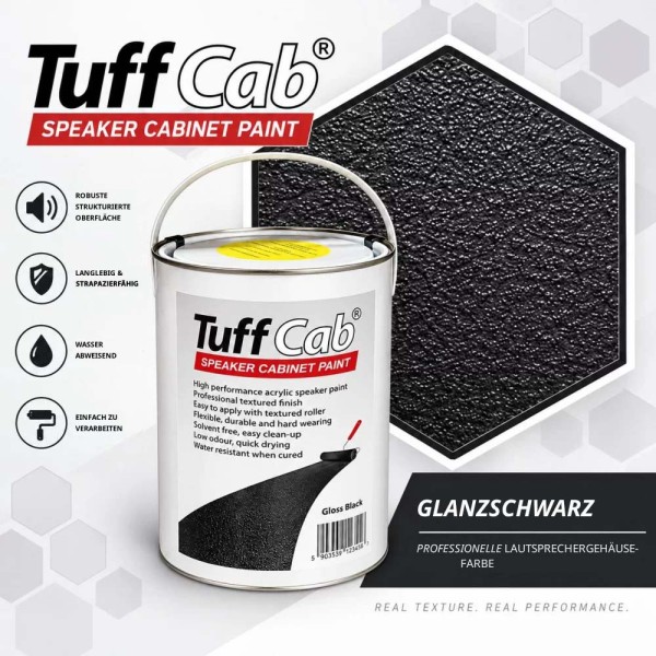 67119 5L Tuff Cab® Strukturlack Schwarz glänzend