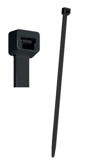 12472 Kabelbinder 3.5 x 200mm schwarz VPE 100Stk.