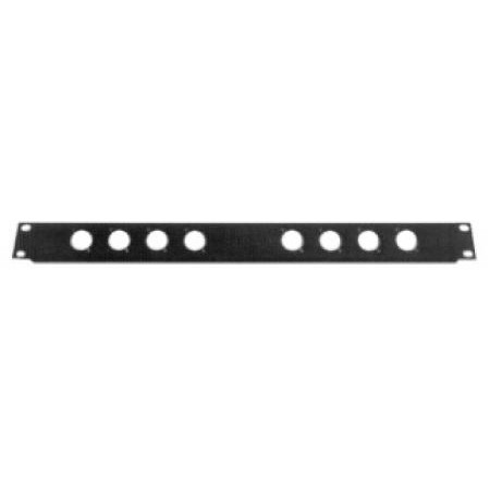 45600 Rackblende 8 Bohrungen für XLR oder Speakon