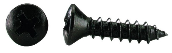 31424 Linsen-Senkkopfschraube 2,9x13mm schwarz VPE 100 Stk.