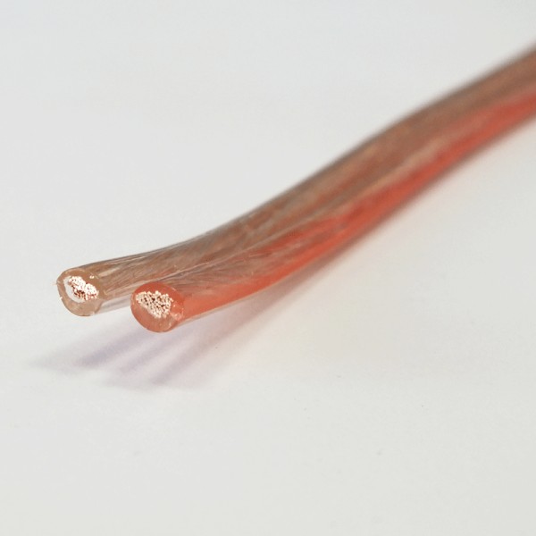 47519 LS-Kabel Flachkabel 2x0,75 mm² transparent