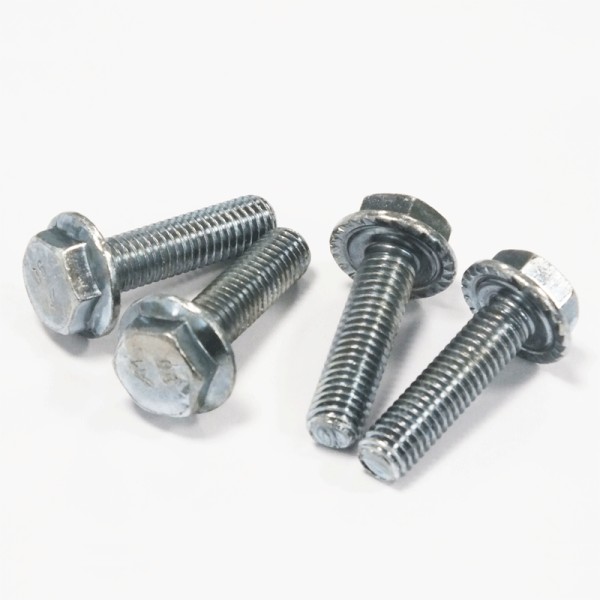10299-4 Sperrzahnschraube M8 x 30 mm galv. verzinkt, getempert VPE 4 Stk.