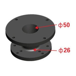 12559 Sonitus Audio HA5025 2" auf 1" Hornadapter